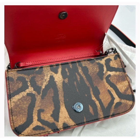 Christian Louboutin, Paloma Bengali, leather clutch/shoulder bag - Picture 3 of 9